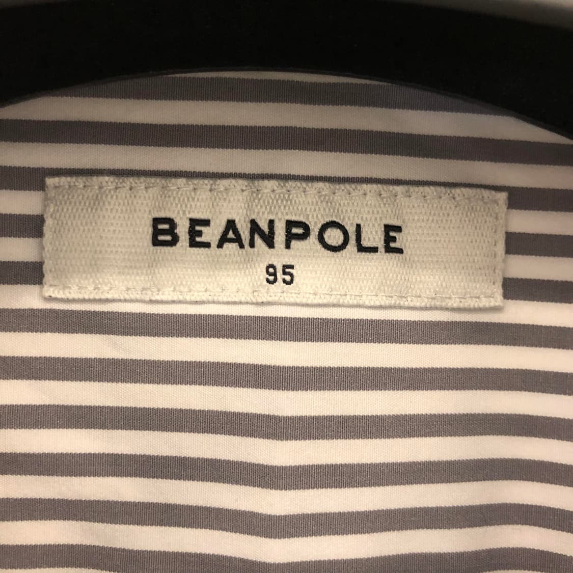 빈폴 자수로고 그레이 스트라이프셔츠 95 사이즈 상품이미지5