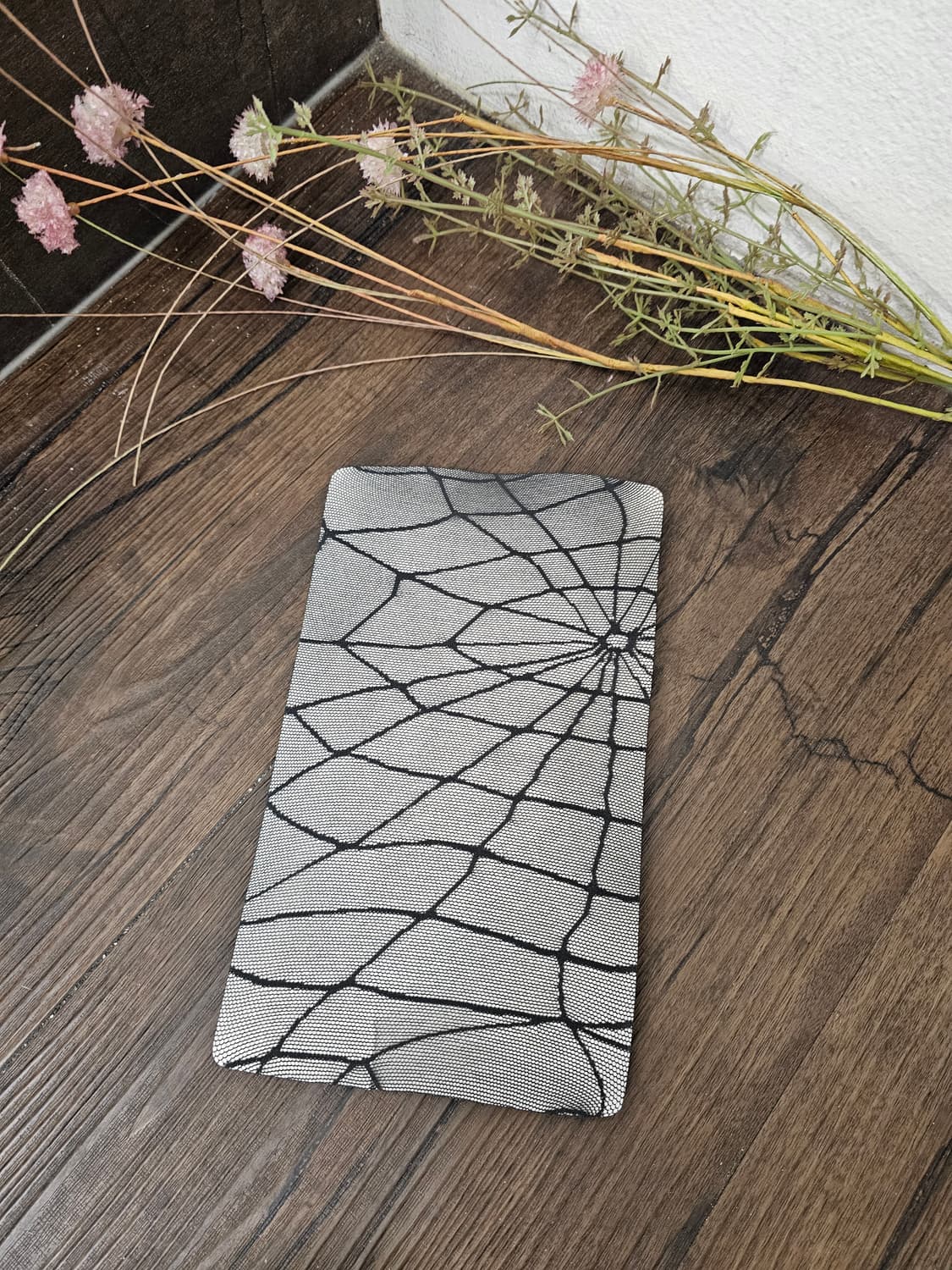 Gunze  다크그레이 스파이더웹 팬티 스타킹 상품이미지2