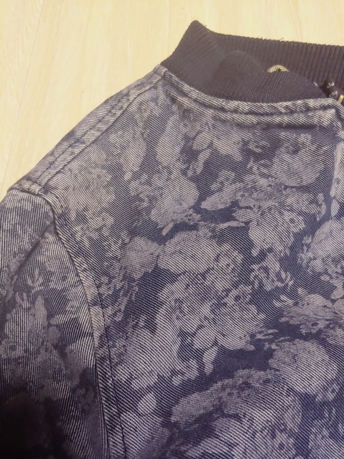 일본 프린팅 데님 스타디움 자켓 m,77 상품이미지9