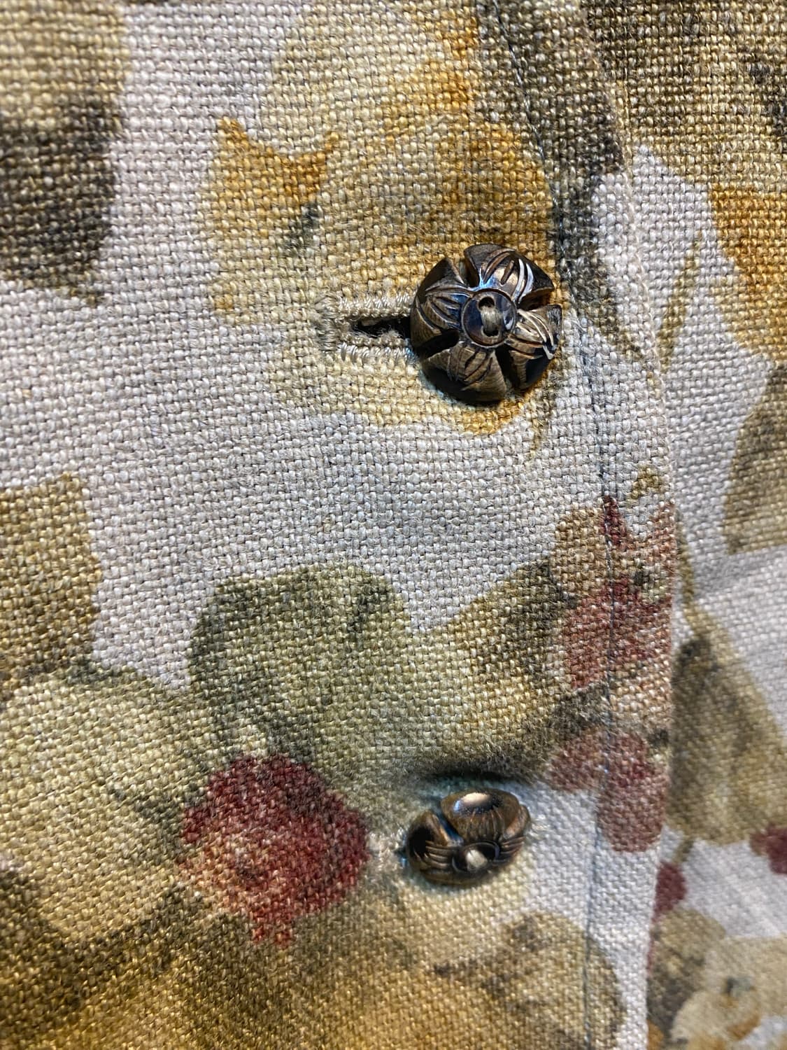 Atelier Doree 꽃무늬 빈티지 조끼 상품이미지5