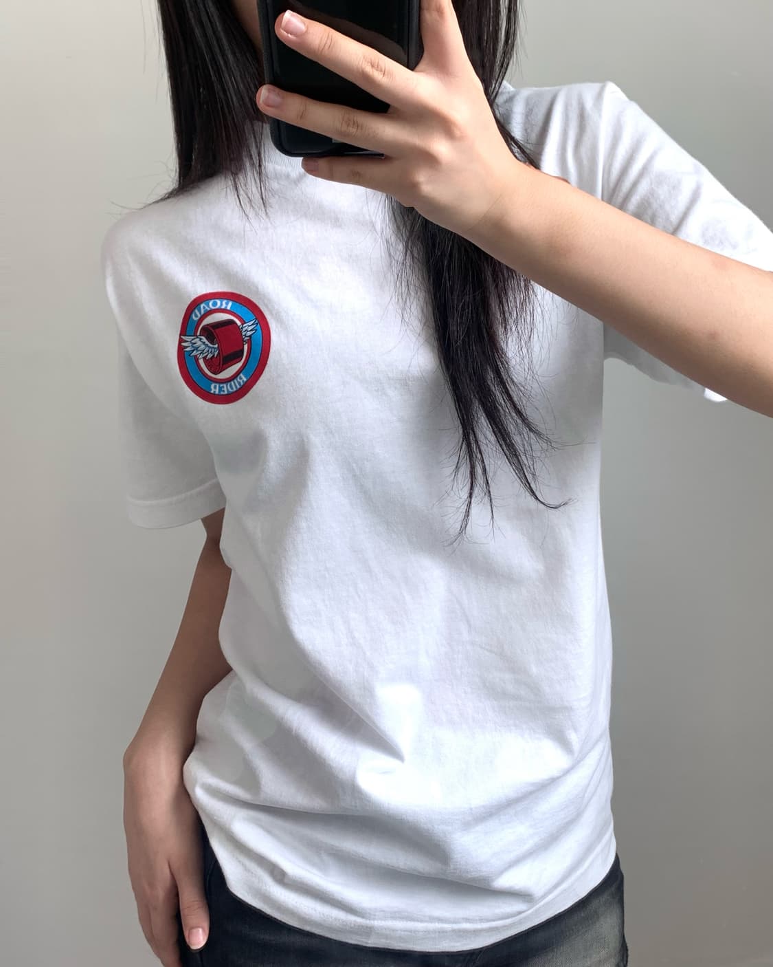 NHS 로드라이더 화이트 반팔 상품이미지3