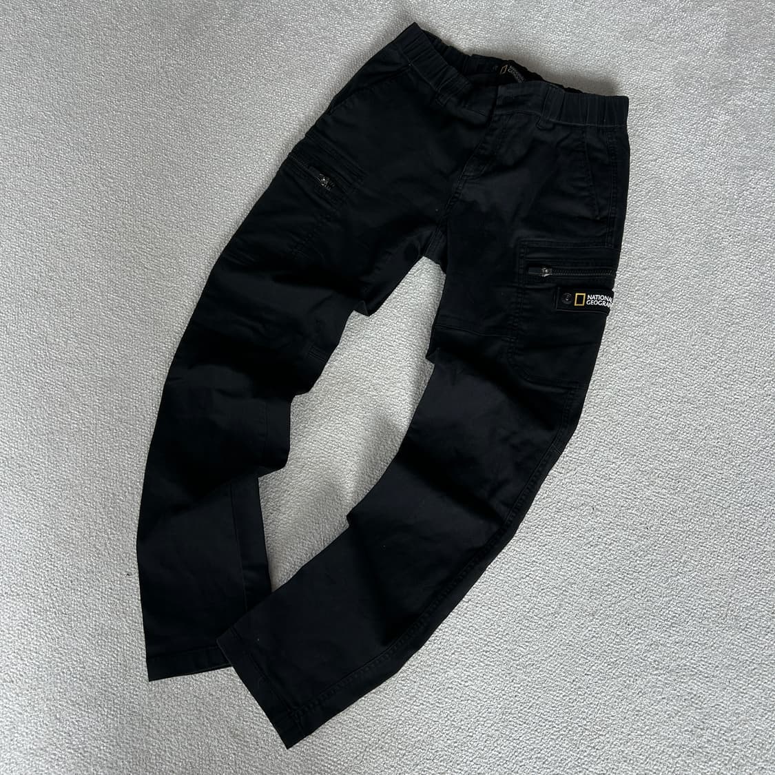 내셔널지오그래픽 블랙 카고 바지 m 상품이미지1