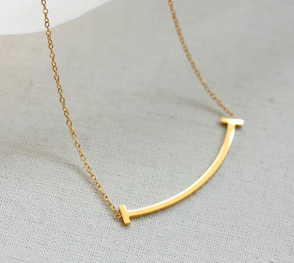 티파니앤코 스마일 팬던트 목걸이 골드 상품이미지6