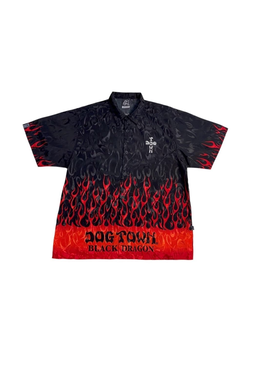Dog town 반팔 불꽃 셔츠 XL 상품이미지1