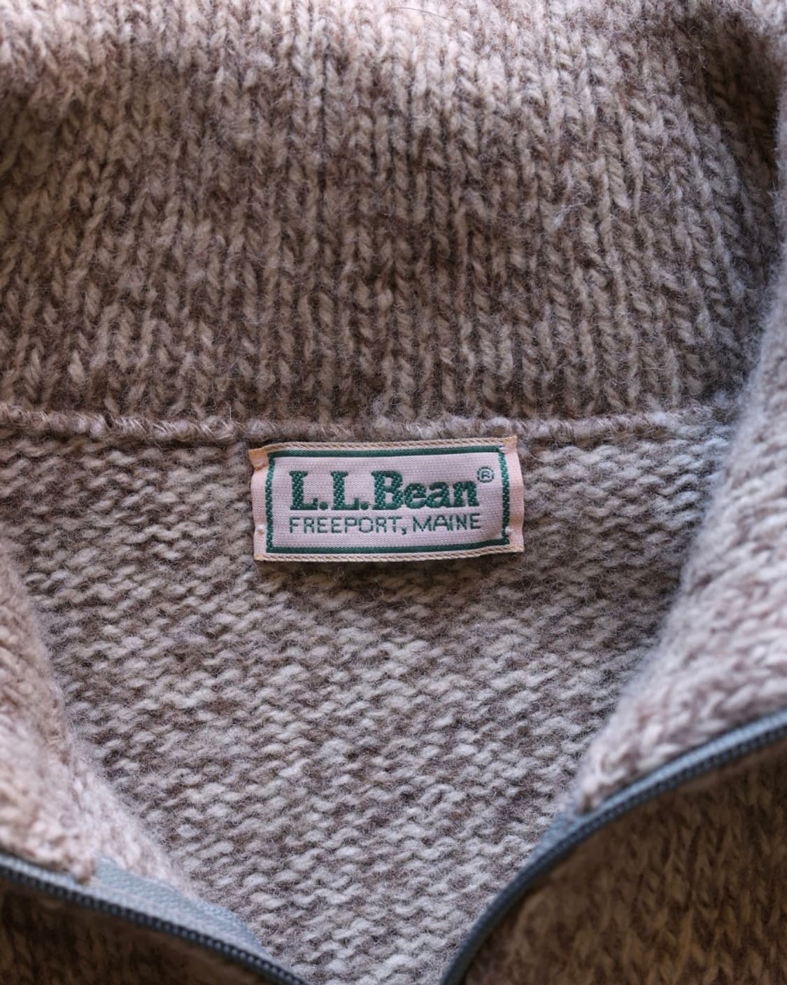 엘엘빈 80s 하이넥 울 니트 가디건 상품이미지3