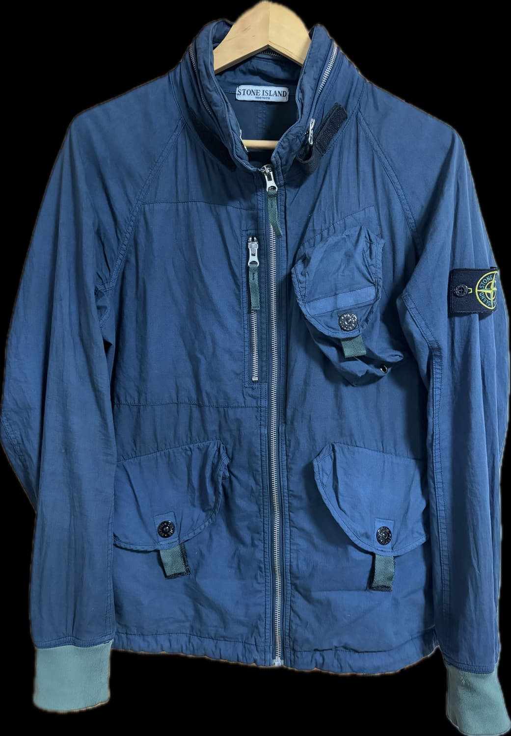 스톤아일랜드 무솔라고마타 자켓 M 네이비 빈티지 상품이미지1