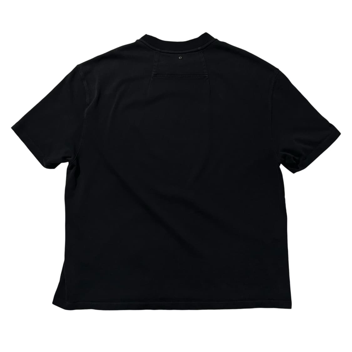 시스템옴므 로고 패치 반팔 티셔츠 블랙 상품이미지2