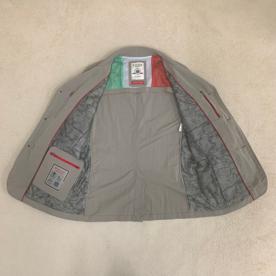 프랑코페라로 아카이브 자켓(105/다크베이지) F.code 나일론 자켓 상품이미지7