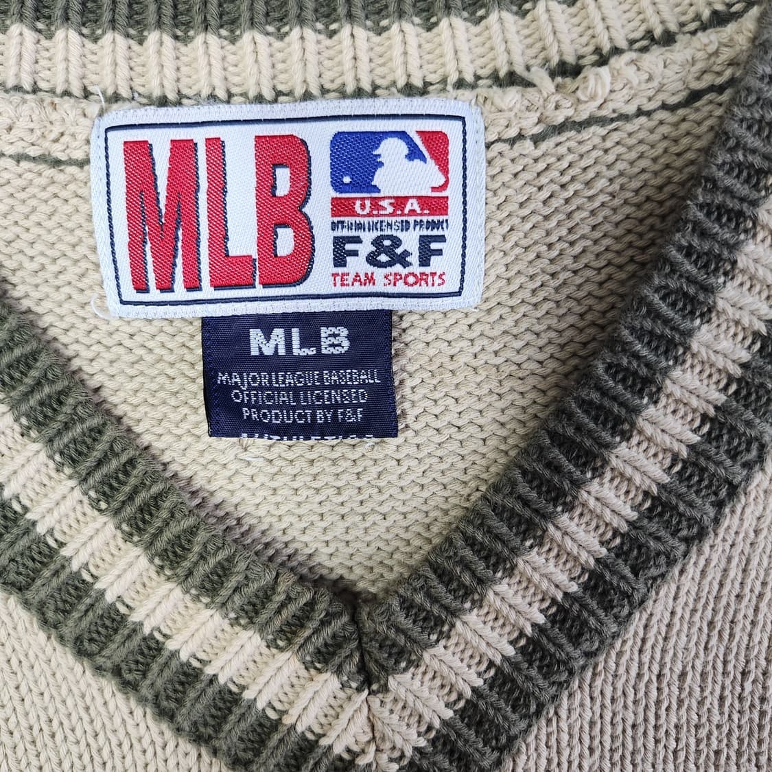 MLB 뉴욕양키즈 니트조끼 상품이미지2