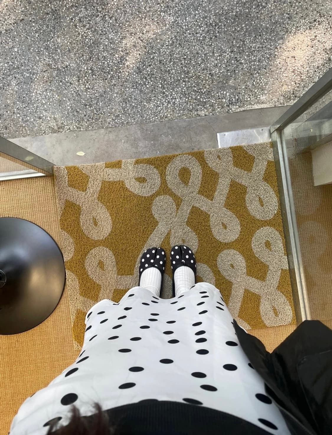 블랙 도트 타비슈즈 상품이미지2