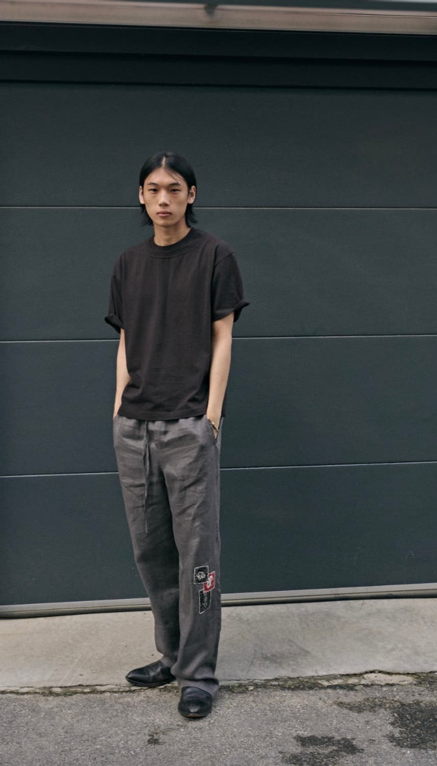 [S] 서피스에디션 더블넥 티셔츠 다크브라운 상품이미지6