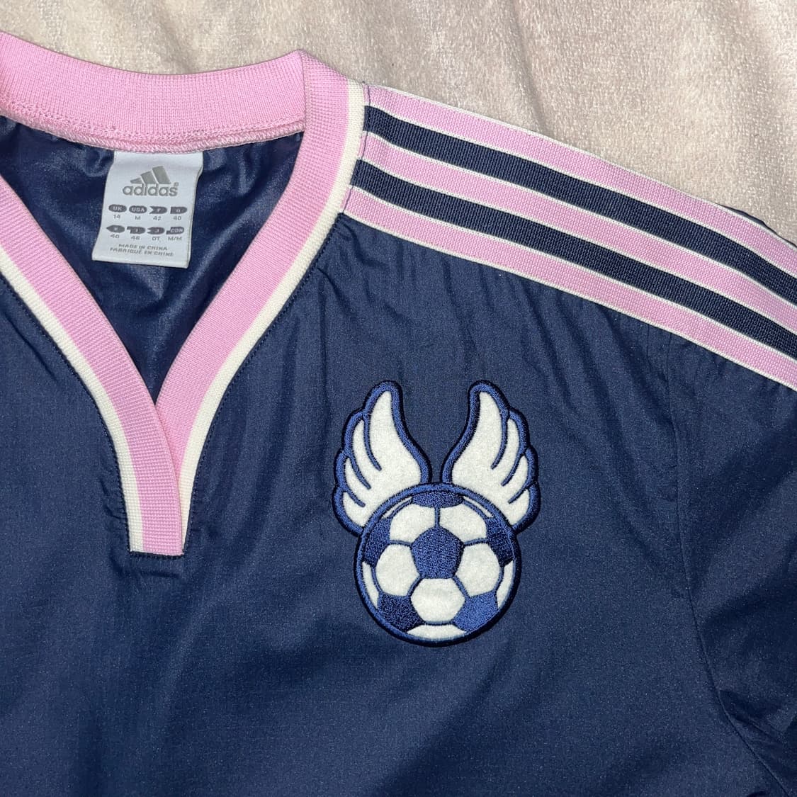 Adidas Navy&Pink Angel Warm Up 상품이미지4