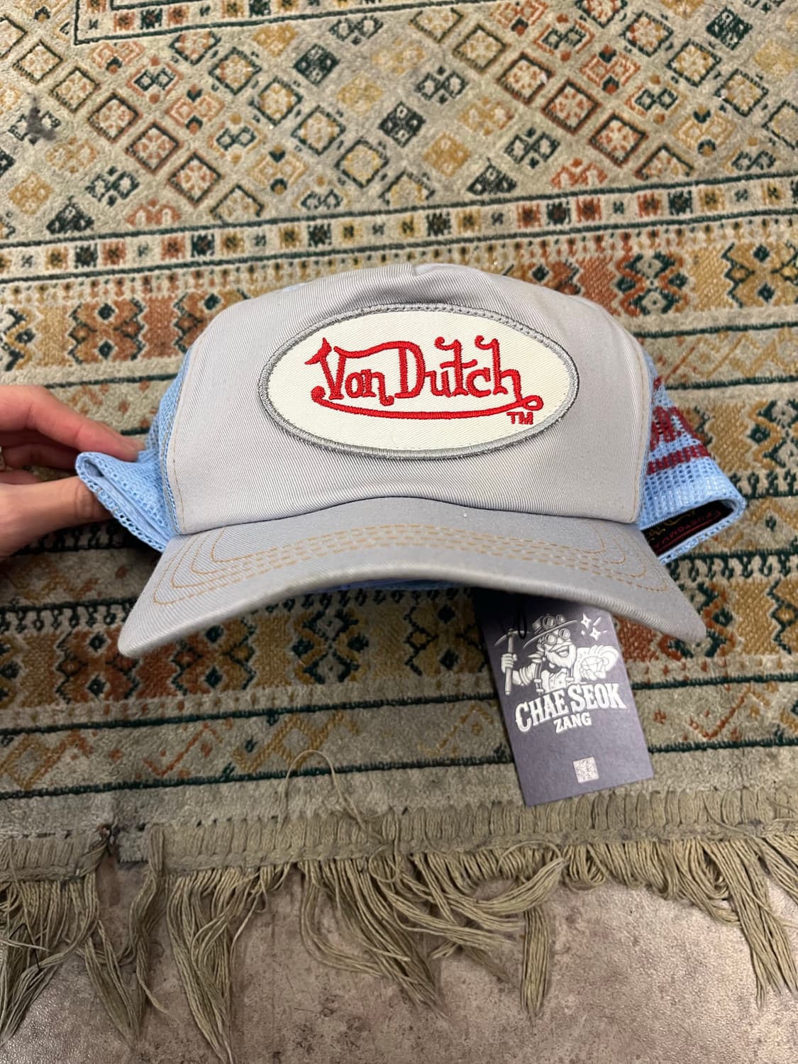 본더치 메쉬 트러커 캡 모자 스카이블루 #csz2784 상품이미지6