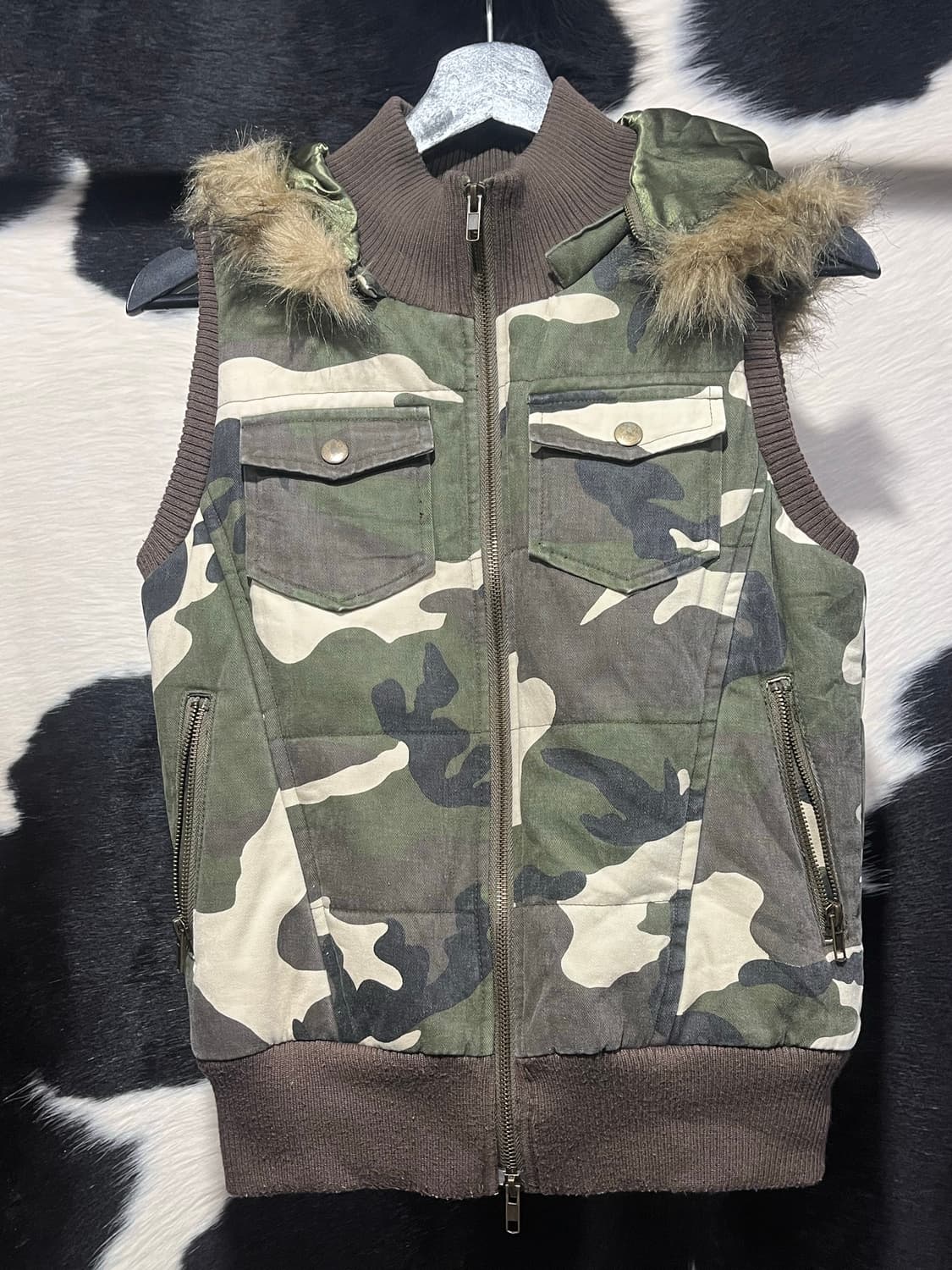 카모프린팅 투웨이 베스트 상품이미지3