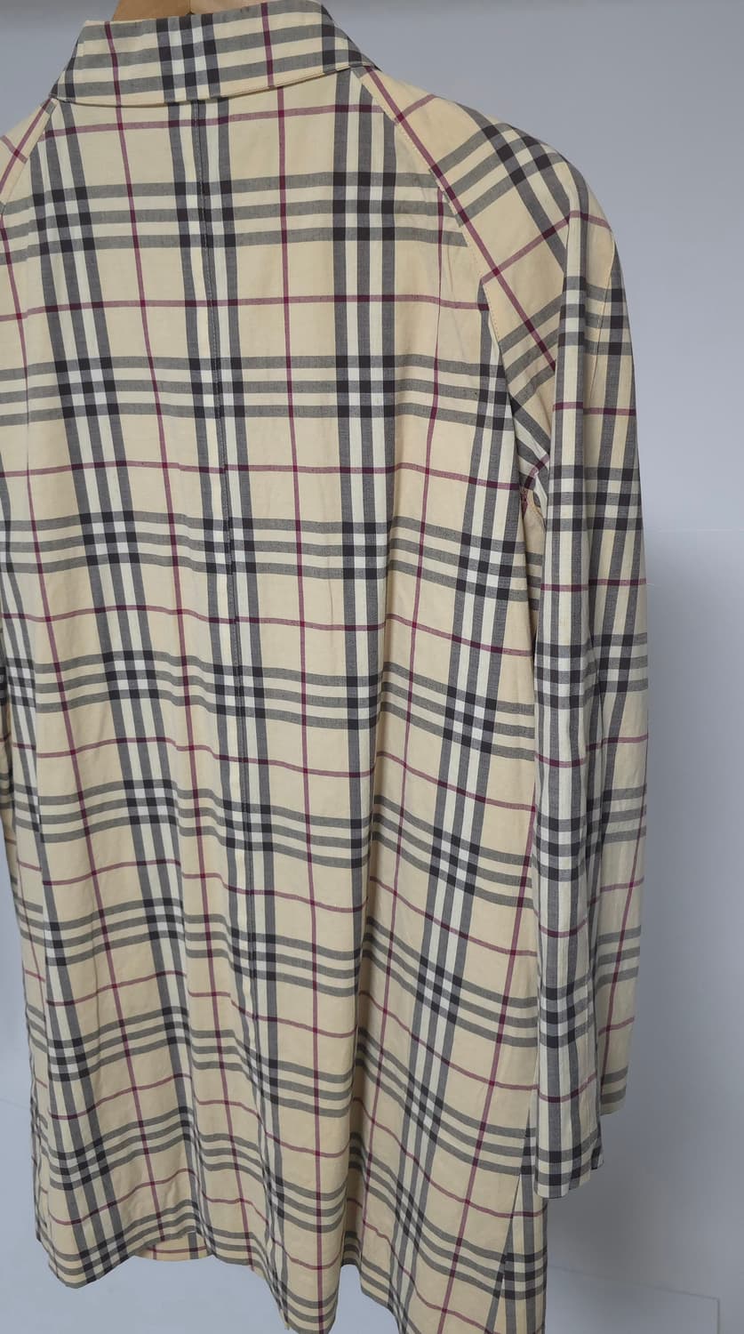 버버리 정품 런던 노바체크 코트 여성 66 77 이태리 트렌치코트 바람막 상품이미지3