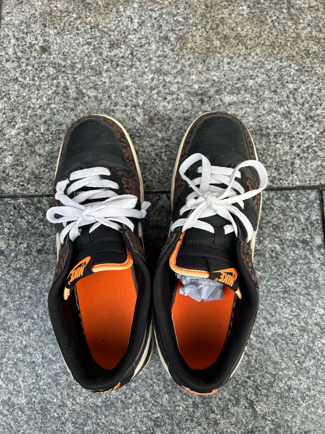 나이키 덩크로우 스키니레오파드 270size 상품이미지5