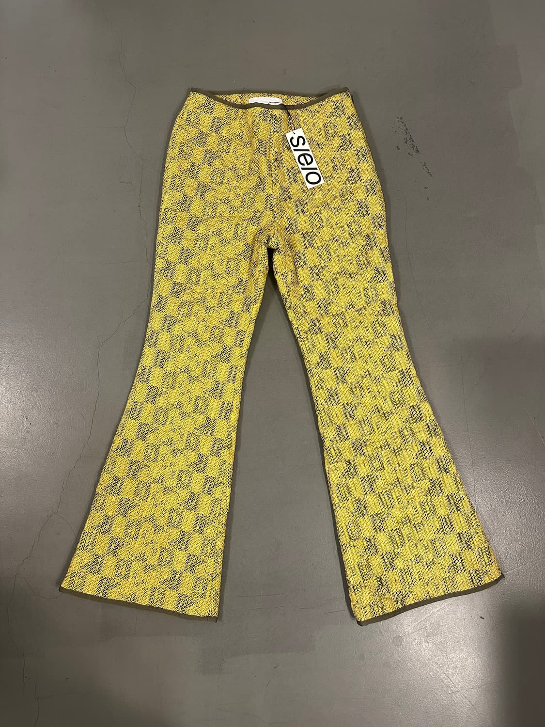 S/E/O PADDED PANTS YELLOW 상품이미지4