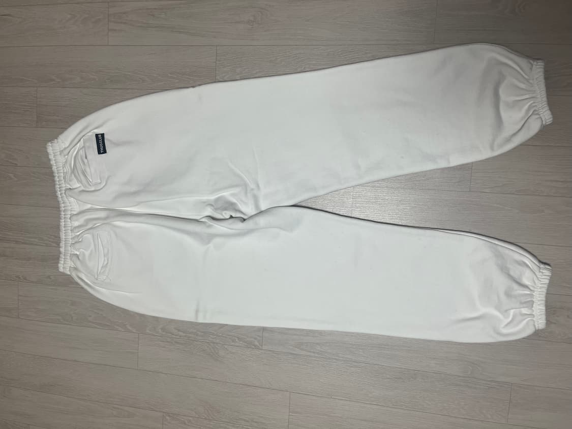 초판 급처) 떠그클럽 TC 조거팬츠 화이트 상품이미지3