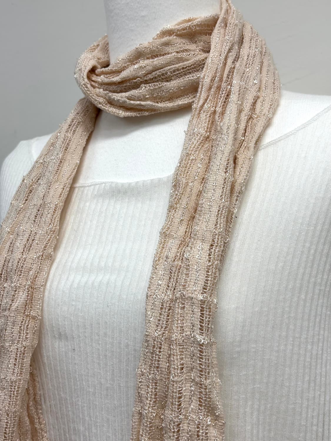 빈티지 베이지 머플러 목도리 상품이미지3