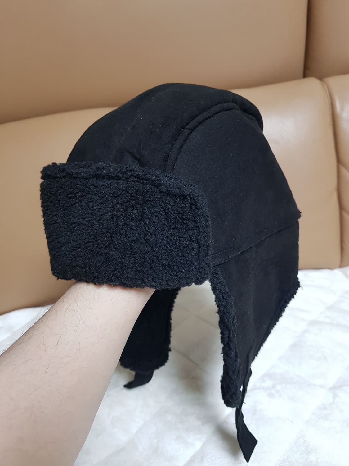 슈프림 트루퍼 햇 모자 블랙 15FW 상품이미지3