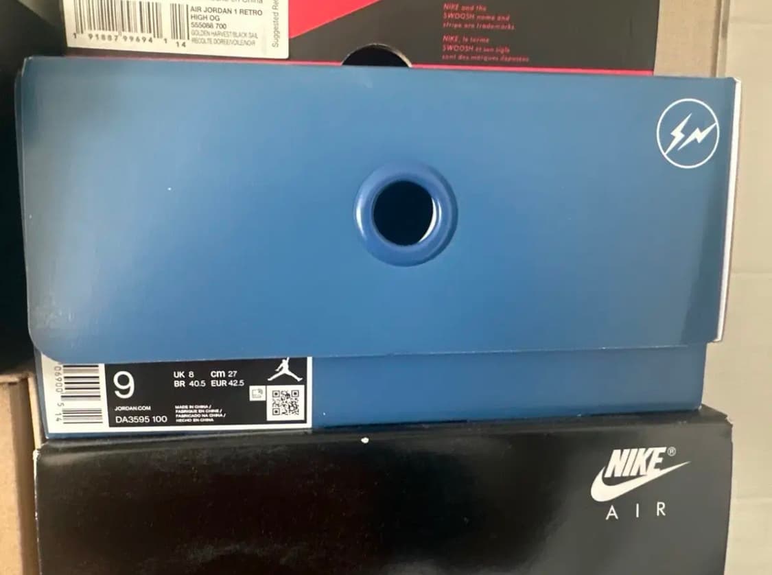 (270) 조던3 x 프라그먼트 레트로 SP 화이트 블랙 상품이미지5