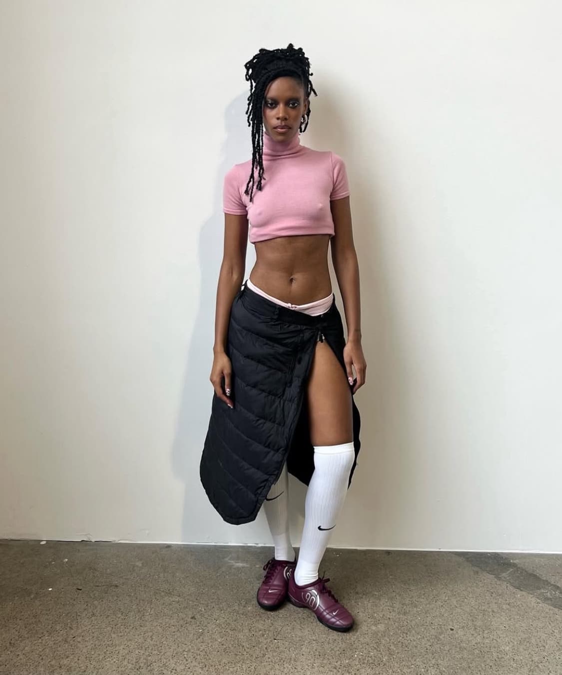 NIKE 토탈90 보르도 앤 메탈릭 실버 상품이미지1