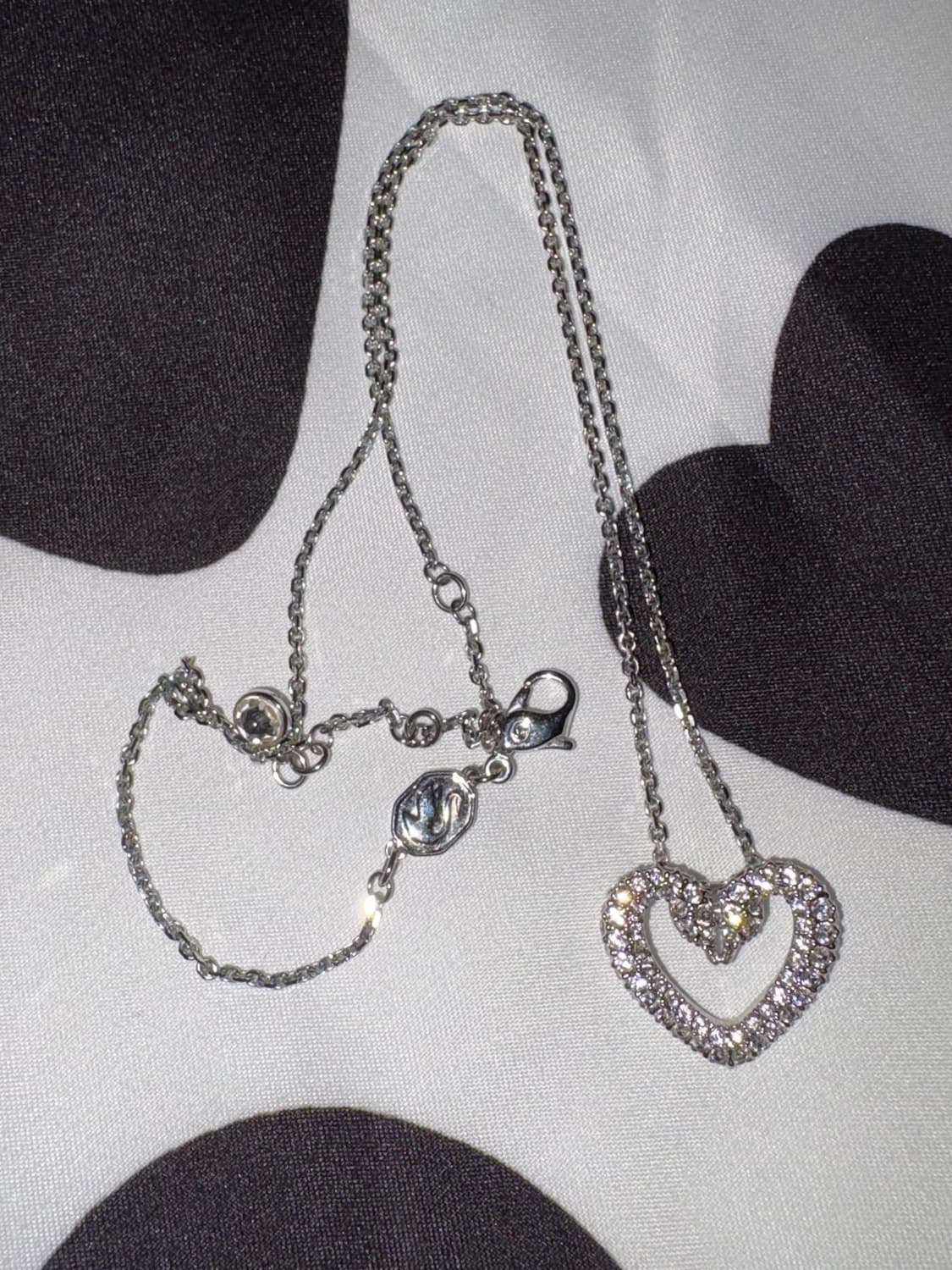 스와로브스키 우나 하트 목걸이 상품이미지1