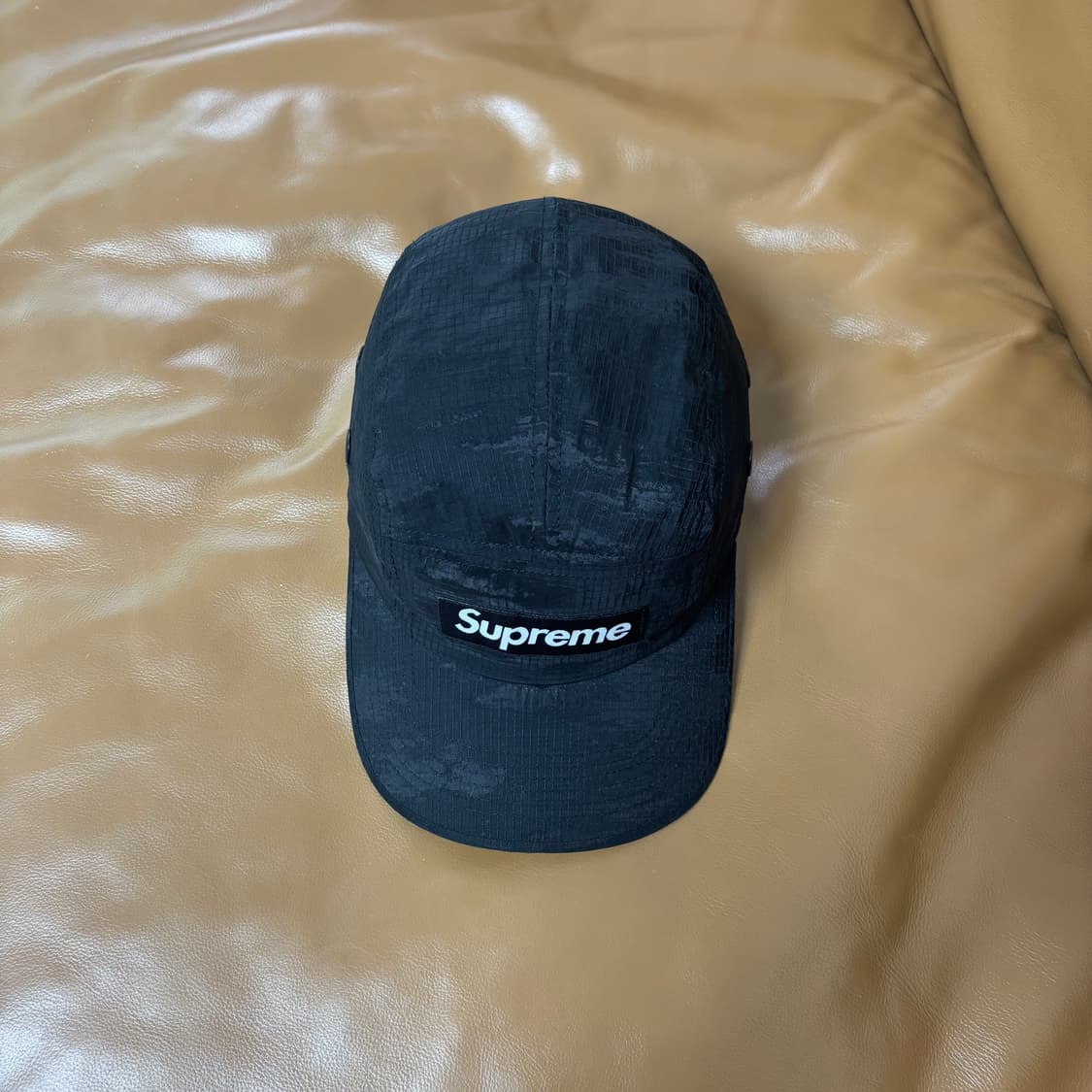 Supreme 슈프림 카모 블랙 캠프캡 모자 (Camo Black) 상품이미지5