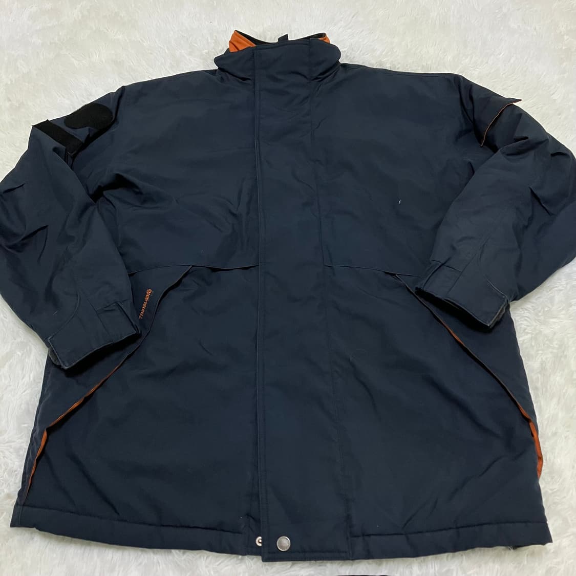 빈티지 네이비 자수 패딩 859 y2k 스트릿 모리 갸루 일본빈티지 펑키 상품이미지2