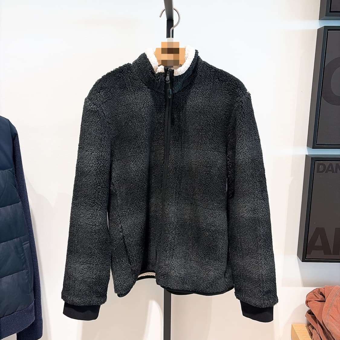 (정품/새상품) 제임스펄스 요세미티 남성 카본 블랙 체크 보아 자켓 상품이미지1