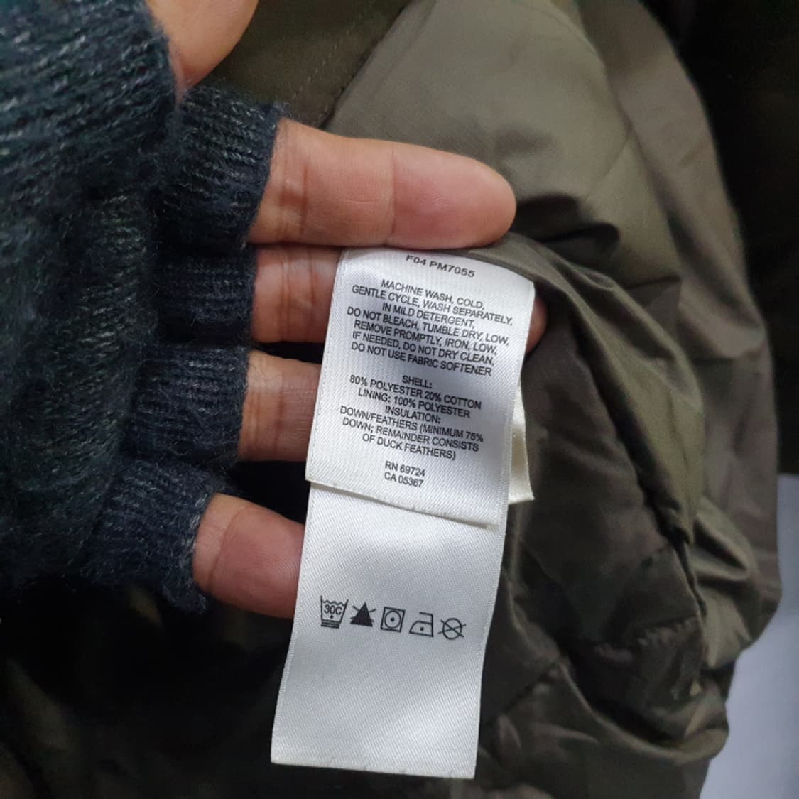 컬럼비아 덕다운 패딩 점퍼(100) 상품이미지5