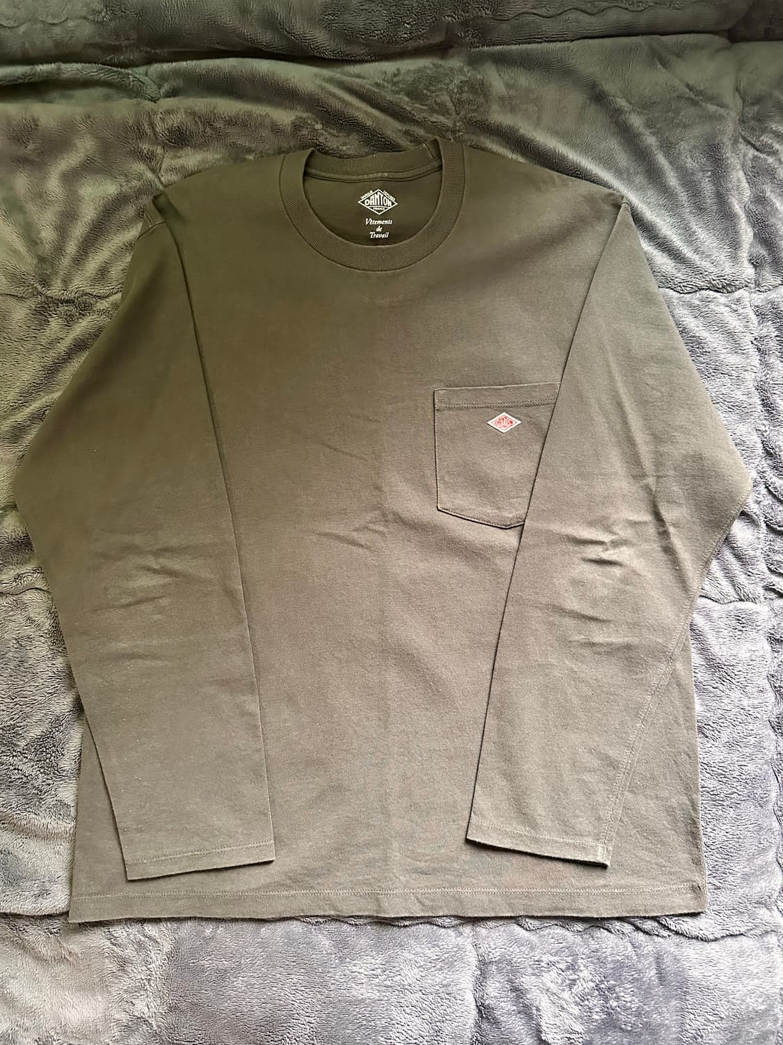 단톤 롱슬리브 챠콜 상품이미지1