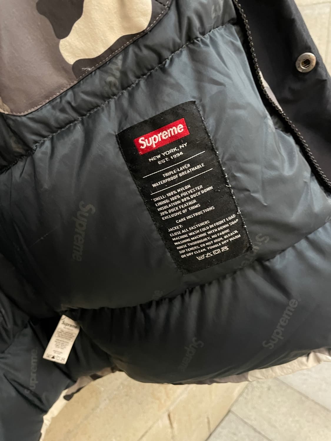 슈프림 다운타운 카모 파카  상품이미지8