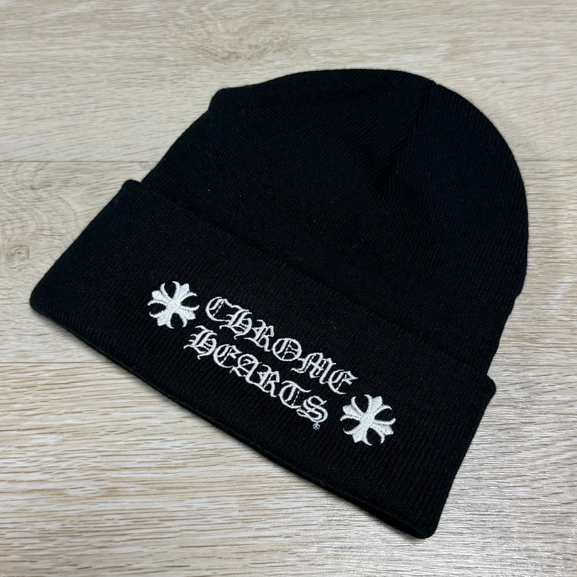 [S+급/OS] 크롬하츠 로고 비니 블랙 상품이미지1