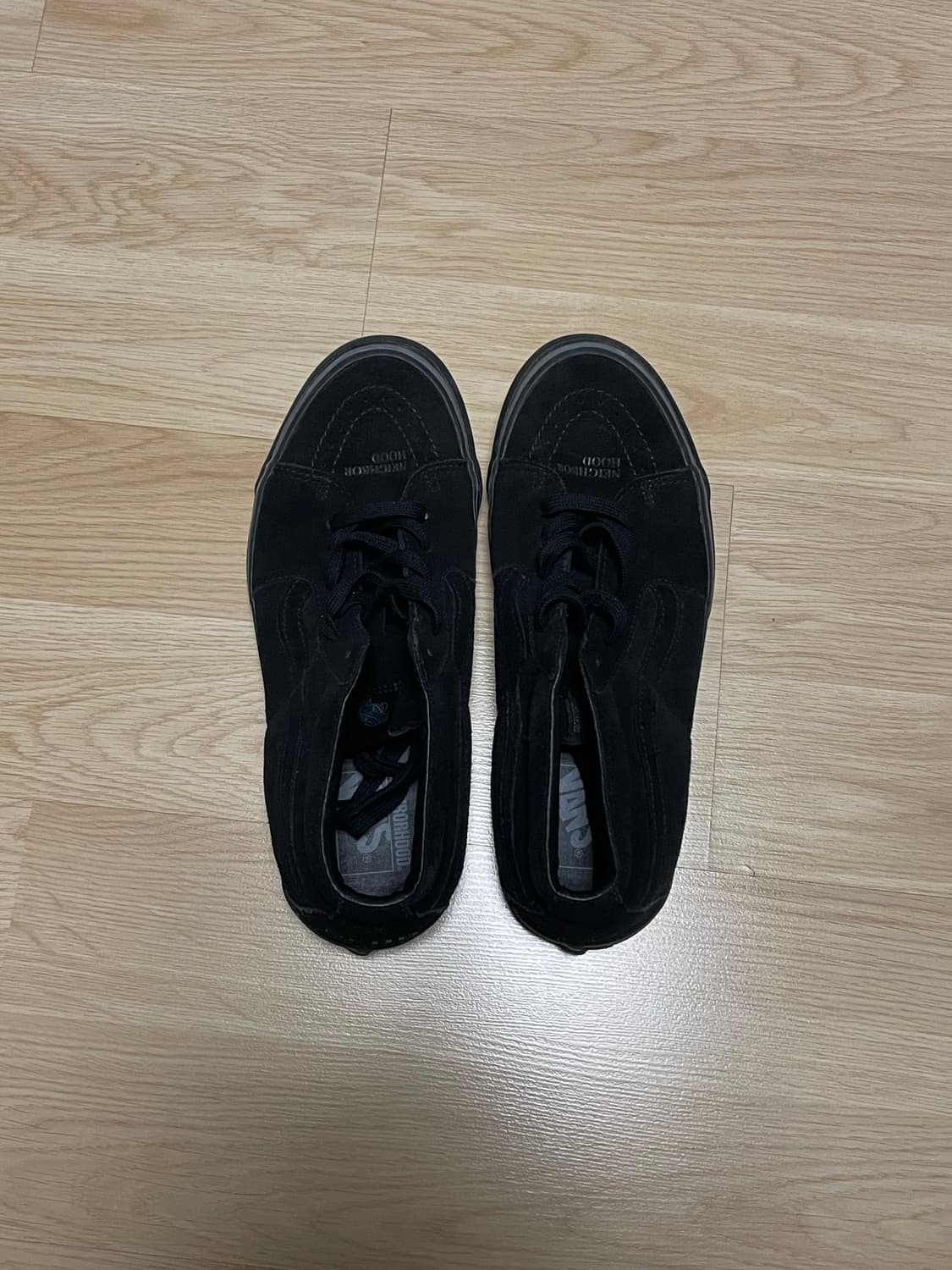 반스 X 네이버후드 스케이트 미드 83 DX 블랙 280 상품이미지2