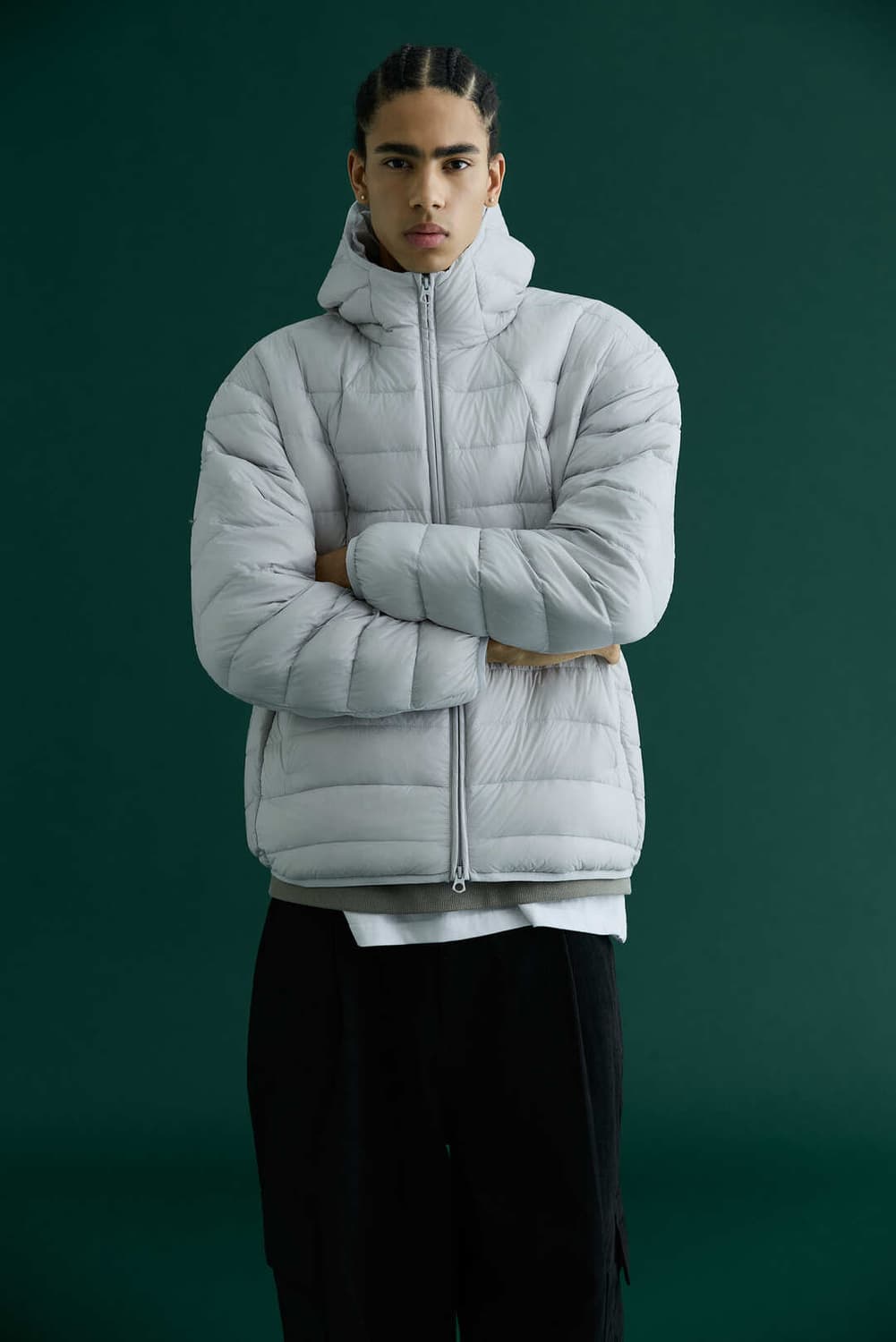 NBA LAL 경량 RDS 다운 후드 점퍼 상품이미지3