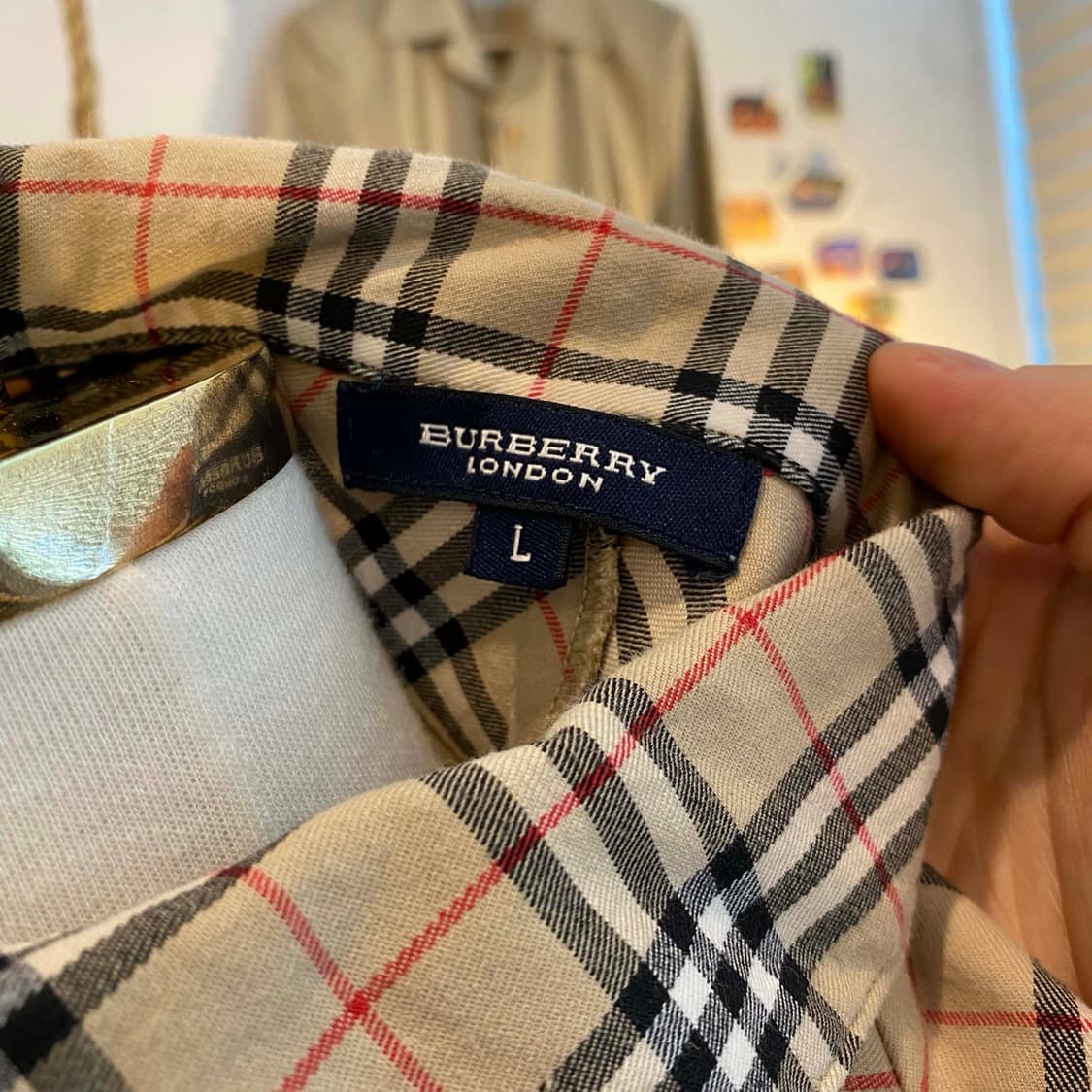 버버리 노바체크 7부 집업 상품이미지7