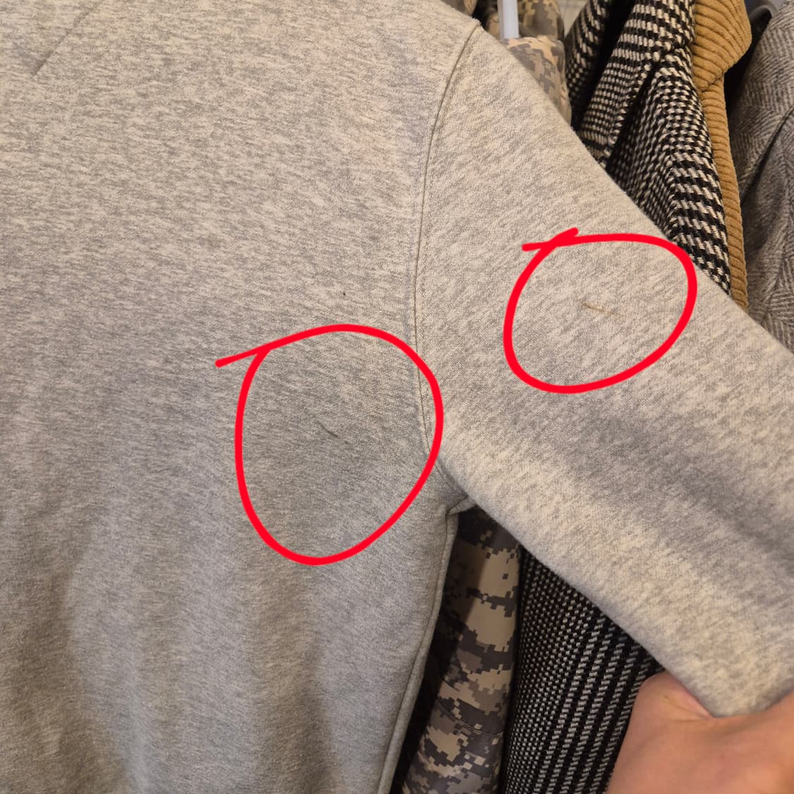 S 타미힐피거 그레이 맨투맨  상품이미지7