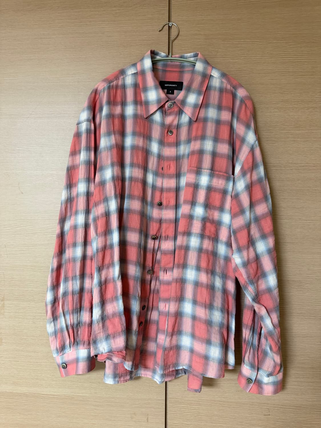 999휴머니티 이지 체크셔츠 v17 (3) 상품이미지4