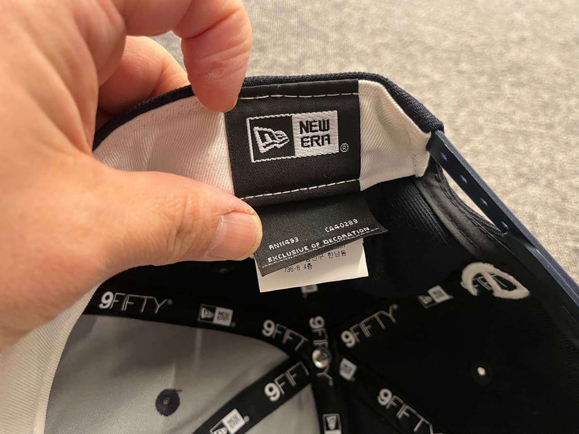 세인트미카엘 X 뉴에라 스냅백 네이비  상품이미지6