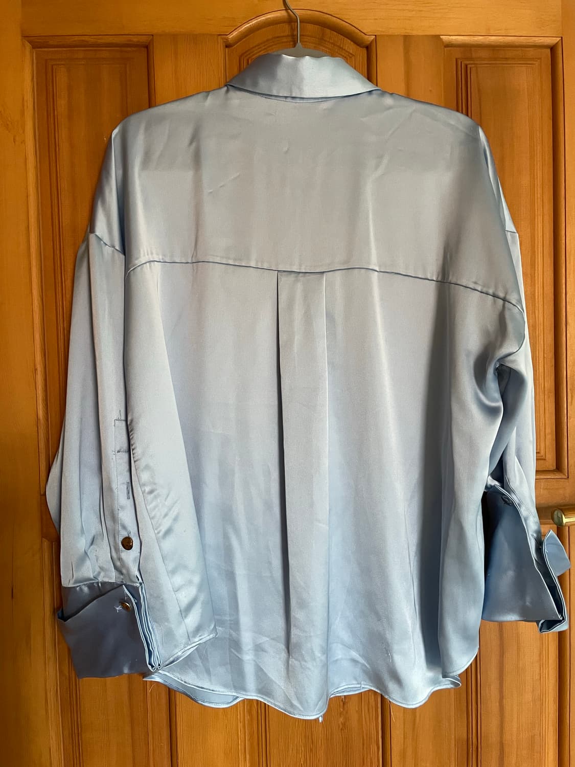 자라 새틴 실크 블라우스 상품이미지4