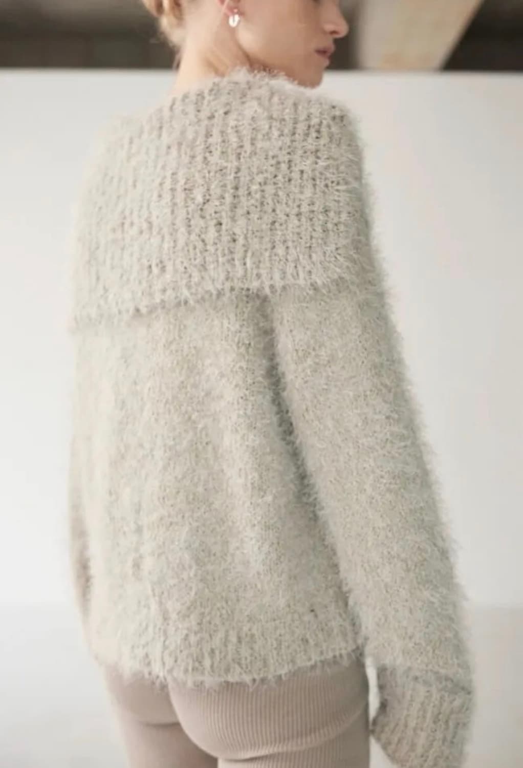 다이애그널 세일러 니트 가디건 상품이미지4