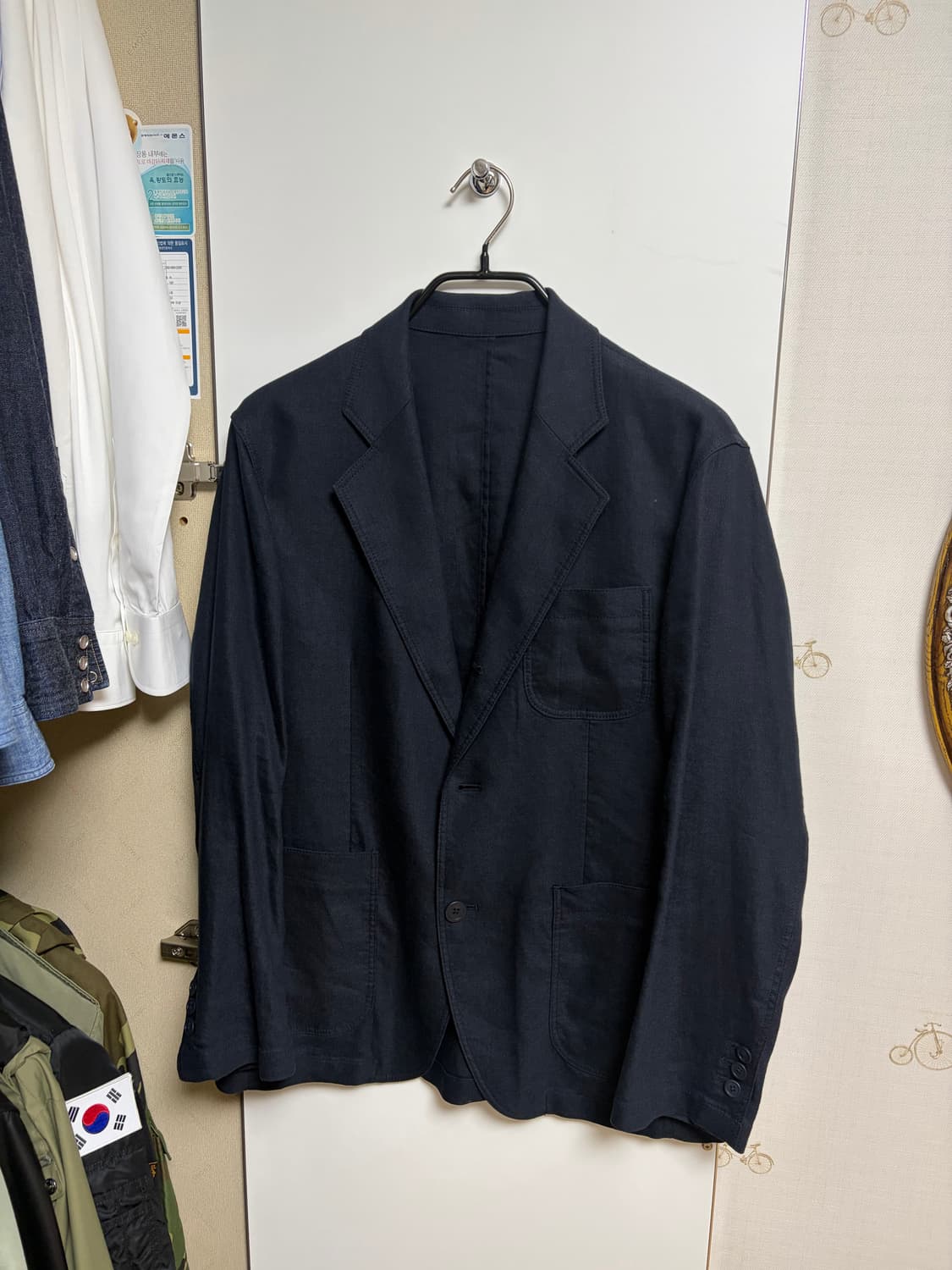 캠브리지 멤버스 아놀 린넨 릴렉스 셋업 수트 95사이즈 상품이미지3