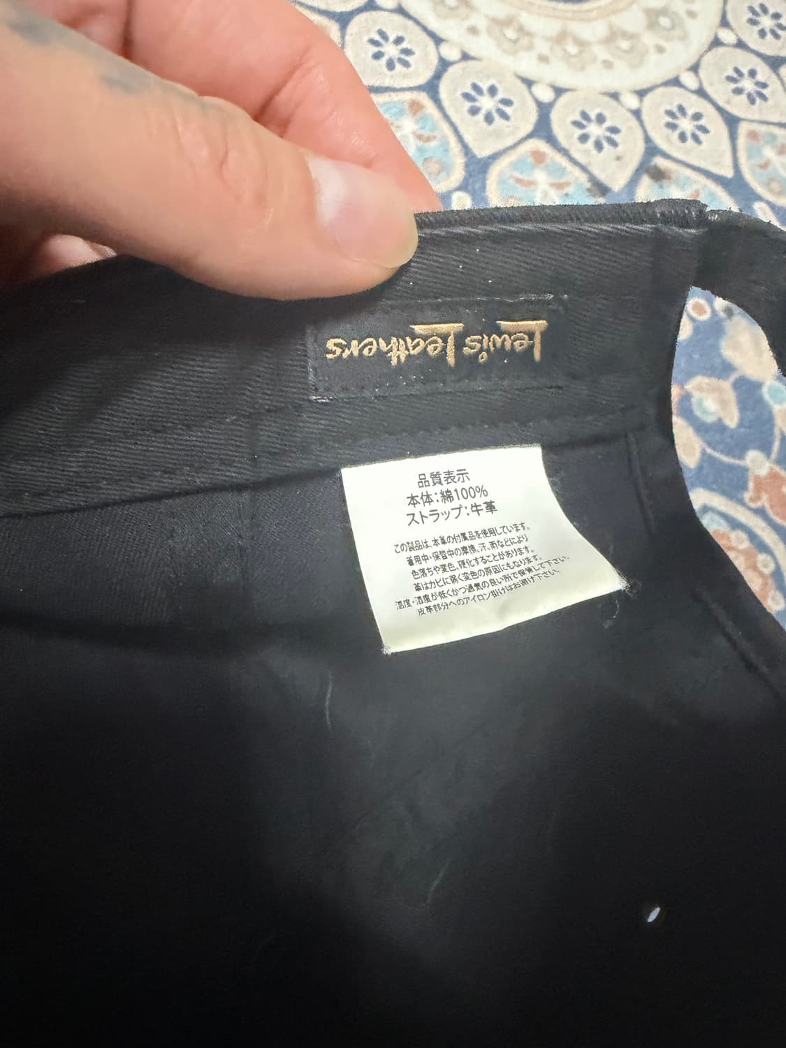 루이스레더 볼캡 상품이미지3