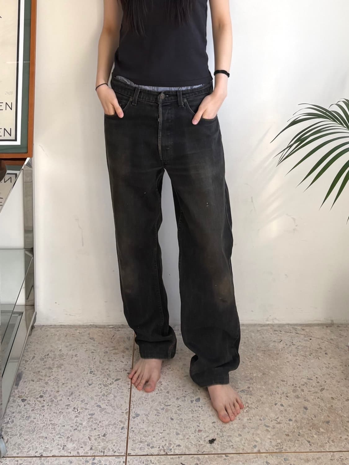 90‘s 리바이스 505 블랙  상품이미지1