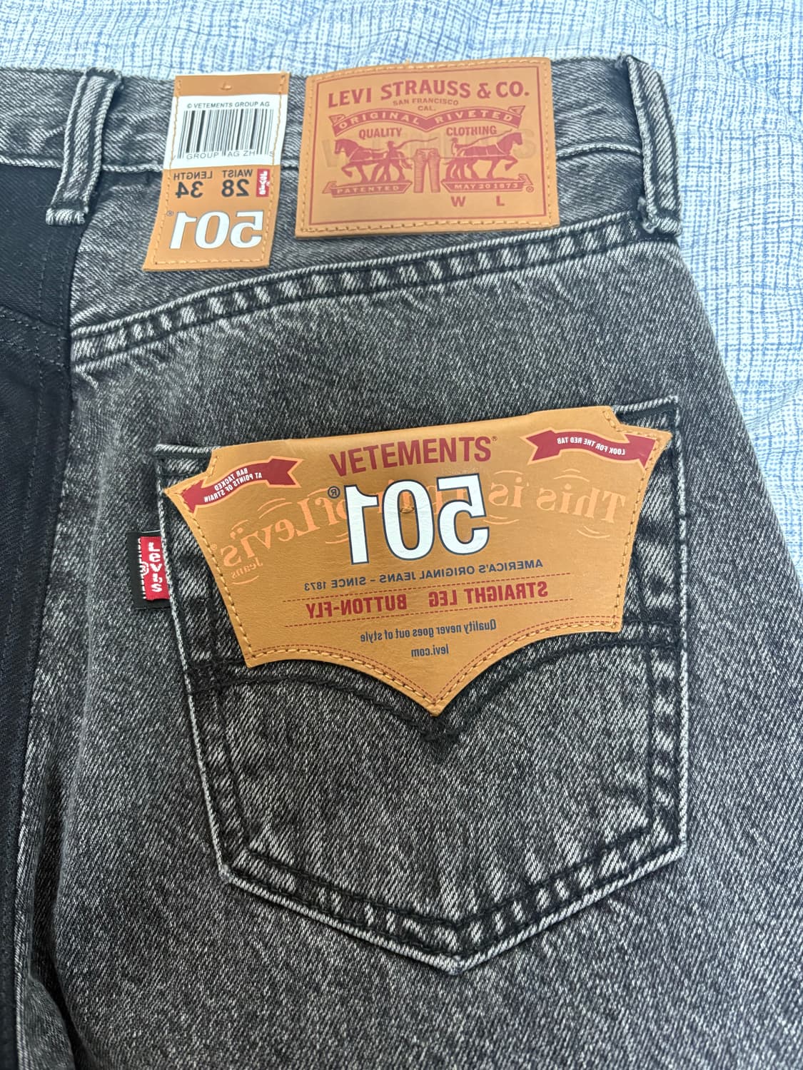 베트멍 리바이스 리워크진 S 상품이미지6