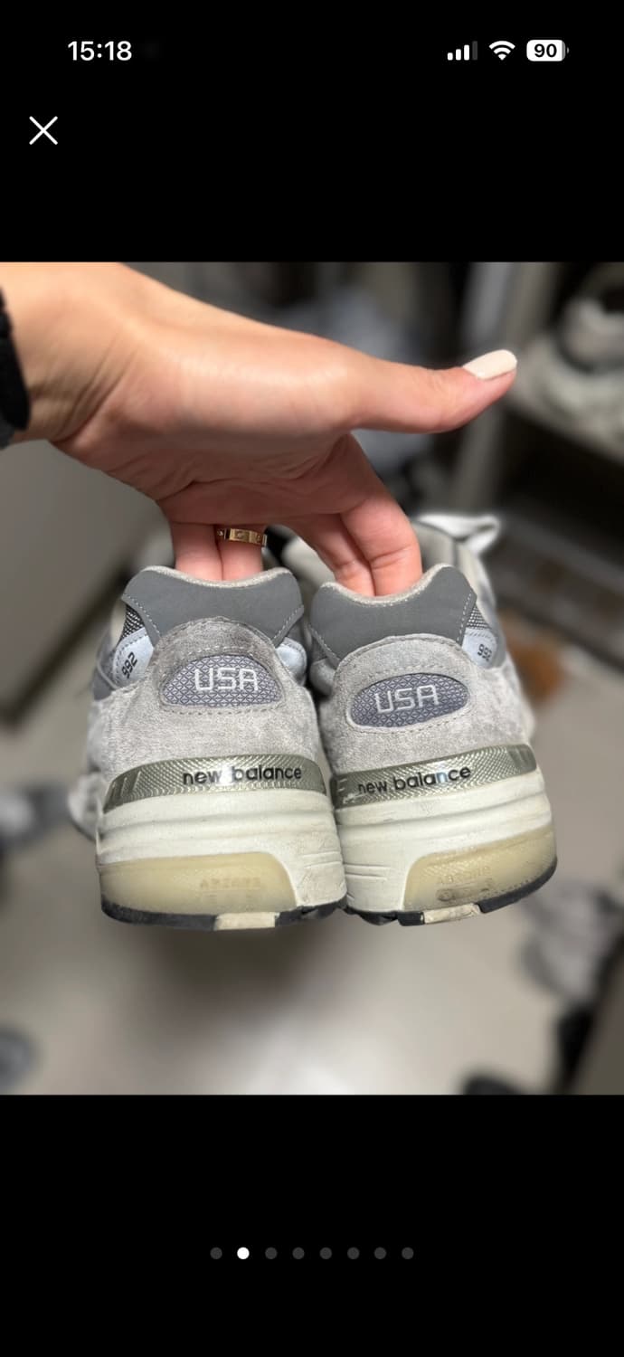 New Balance 992 Made in USA Grey  D Stan 상품이미지3