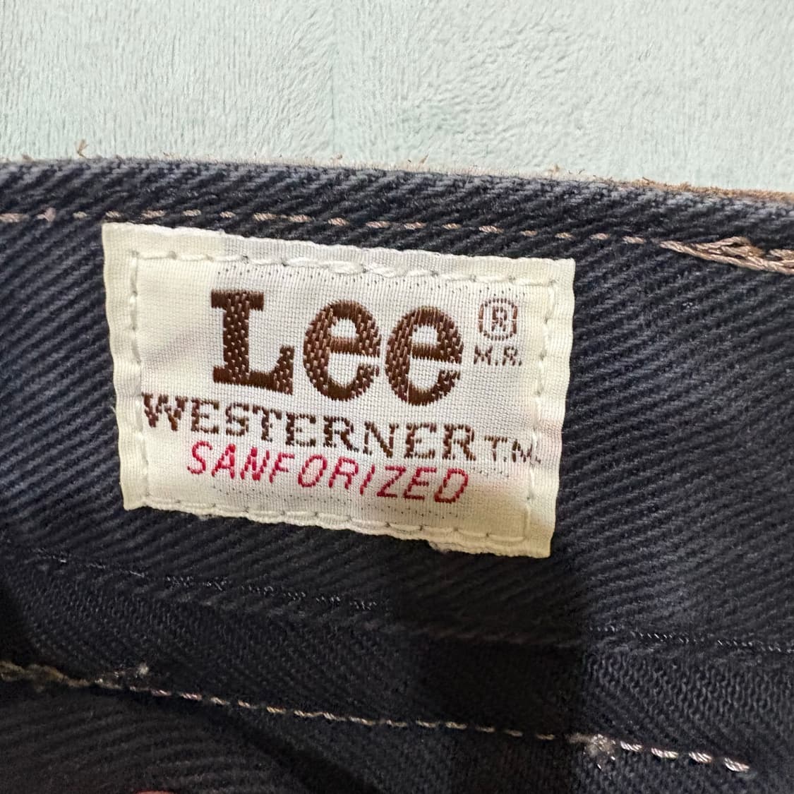 Lee 리 웨스터너 부츠컷 블랙 데님 팬츠 블랙진 상품이미지6