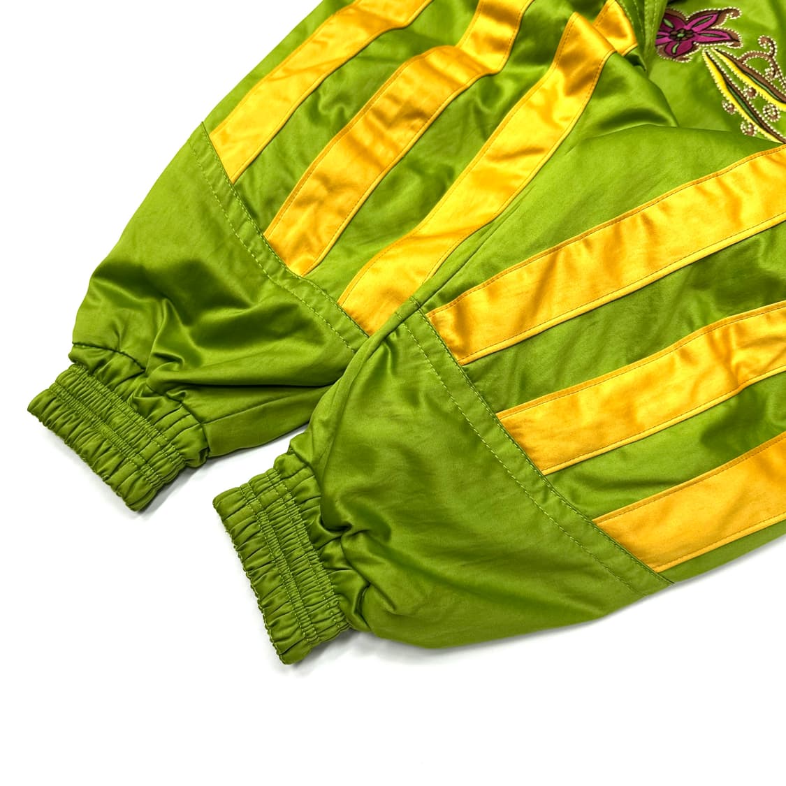 Lime green vintage retro bomber 상품이미지10