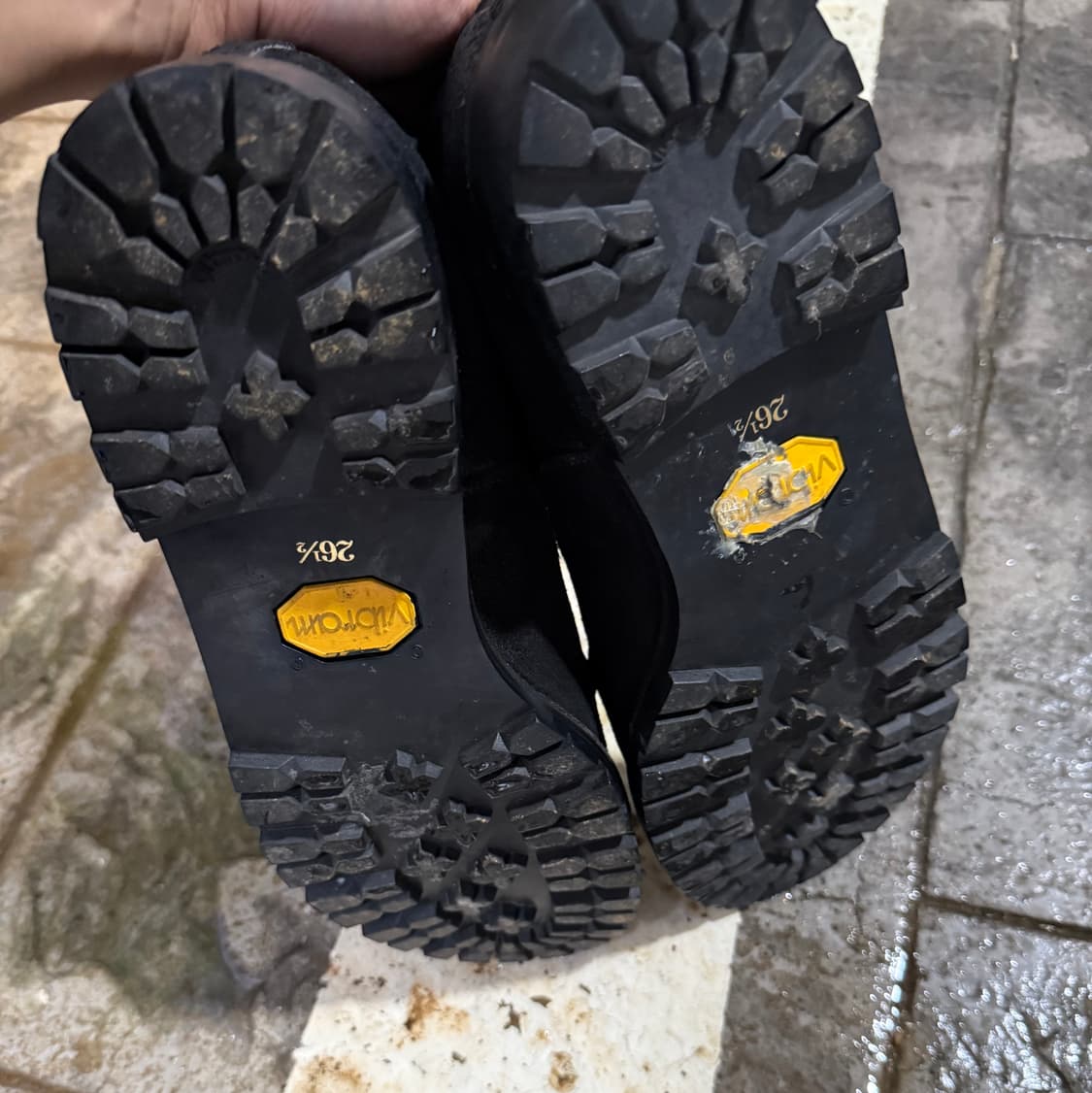 꼼데가르송 옴므 빈티지 가공 6홀 부츠 상품이미지5